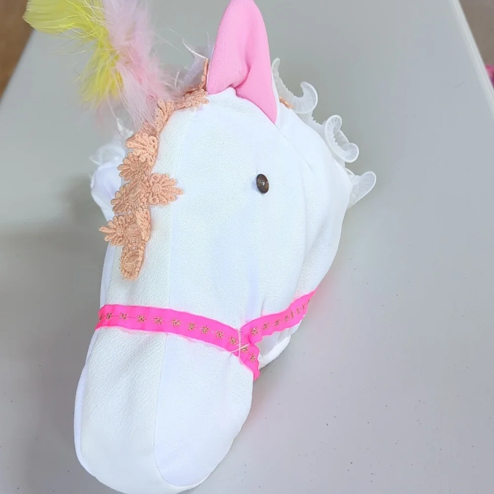 Unicorn/pony white costume head